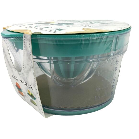 4-Piece Manual Juicer & Grater set Juice, Strain, Zest, Separates, Measures NEW - Picture 3 of 14